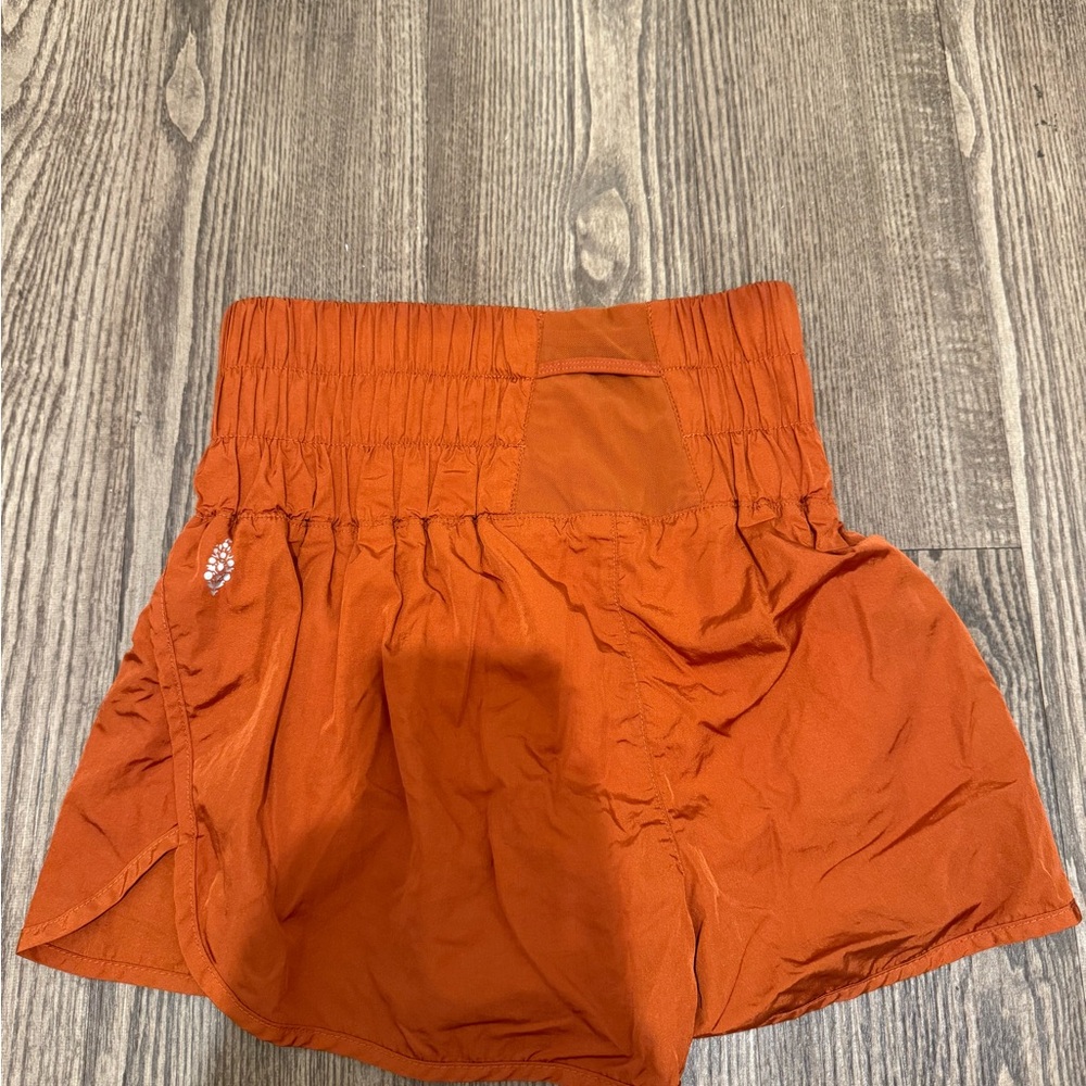 Free People Movement Burnt Orange Shorts